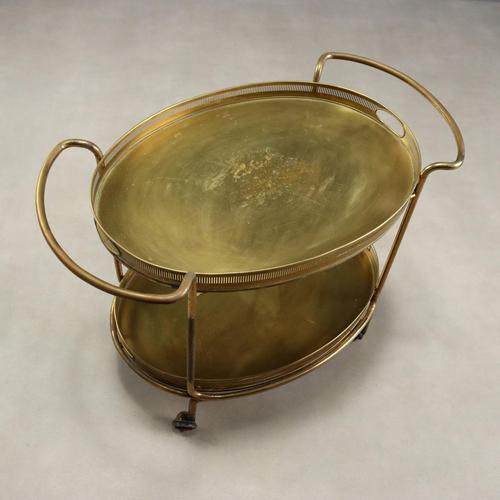 Vintage Brass Trolley, 1960s For Sale - Image 3 of 15