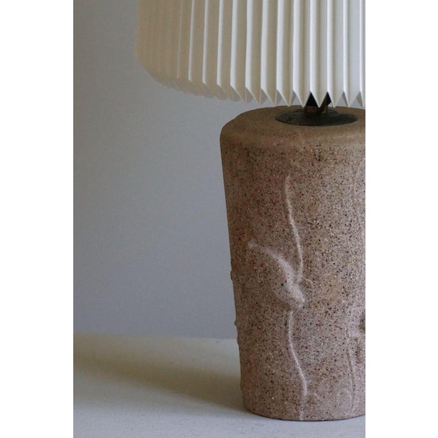 Vintage French Modern Table Lamp in Stone with Elephant Motifs, 1970s For Sale - Image 9 of 16