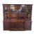 Large 19th Century French Louis XVI Solid Mahogany Bookcases For Sale