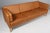 Børge Mogensen three-seat sofa with new cognac vintage full grain aniline leather. Legs of oak. Model 2443, made by...