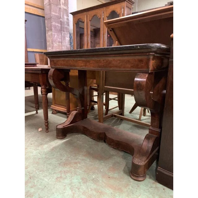 Vintage Console Table in Mahogany For Sale - Image 4 of 6
