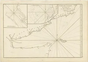 Antique Engraved Map of Part of the Red Sea, 1775