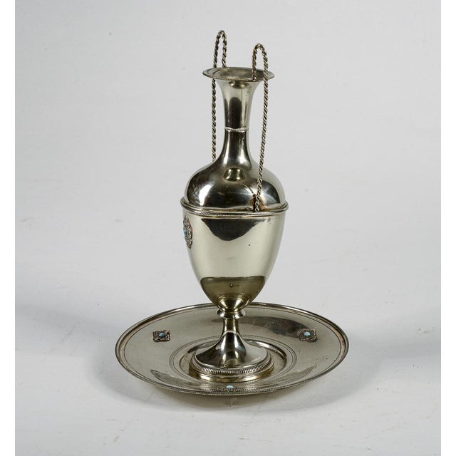 Amphora Centrepiece Metal, 1960s, Set of 2 For Sale - Image 3 of 10