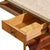 Brown Paul McCobb for Calvin Irwin Collection Model C9203 Mid Century Travertine, Brass and Mahogany Bar Cart For Sale - Image 8 of 11