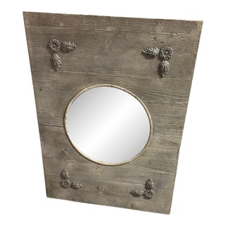 Rustic Contemporary/Farmhouse Wall Mirror For Sale