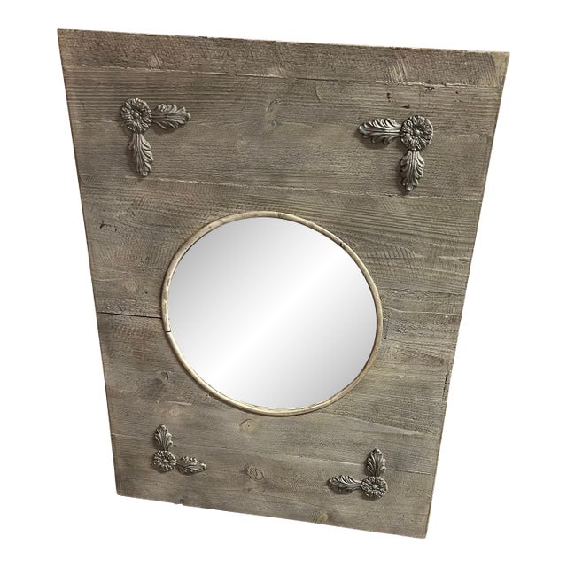 Rustic Contemporary/Farmhouse Wall Mirror For Sale