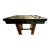 1940s Art Deco Mahogany and Ebony Dining Table, With 2 Extension Leaves For Sale