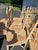 Late 20th Century Vintage French Wheat-Sheaf Dining Chairs With Rush Seats - Set of 10 For Sale - Image 5 of 18