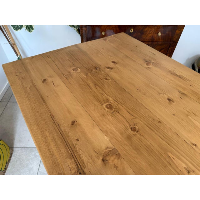 Knights Backdrop Refectory Table For Sale - Image 9 of 12