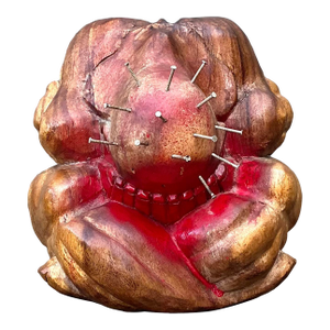 Vintage Carved Man Sphere