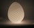 Murano Glass Egg Lamps, Pair of Large White Swirl Opaline Lamps Italian, Murano, Circa 1975–1985 This pair of large egg-...
