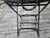 Vintage Hollywood Regency Woven Wicker and Wrought Iron Round Tray Table. For Sale - Image 12 of 16