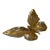 White and Gold Limoges Butterfly Catchall For Sale