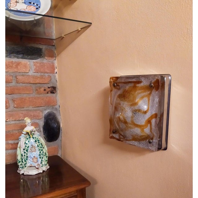 Vintage Wall Light from Mazzega, 1970s For Sale - Image 6 of 10