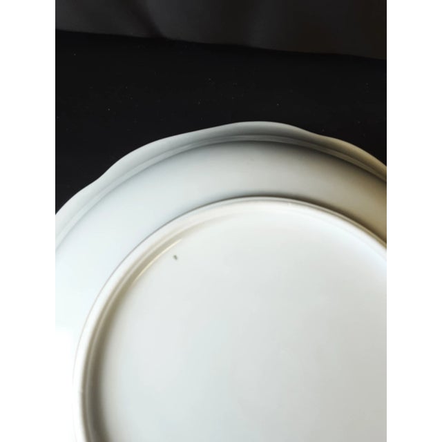 KPM Porcelain Vintage Kpm Large Serving Bowl and Serving Platter Set- 2 Pieces For Sale - Image 4 of 7