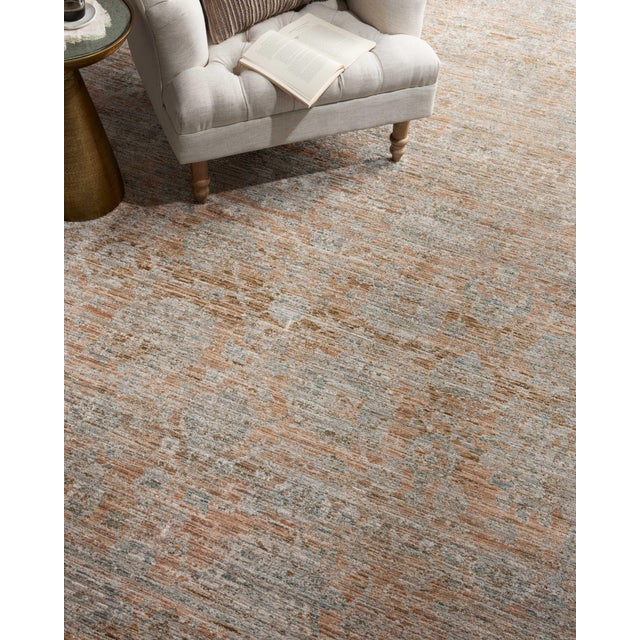 Orange Jean Stoffer x Loloi Katherine Terracotta / Smoke 2'-7" x 10'-0" Runner Rug For Sale - Image 8 of 10