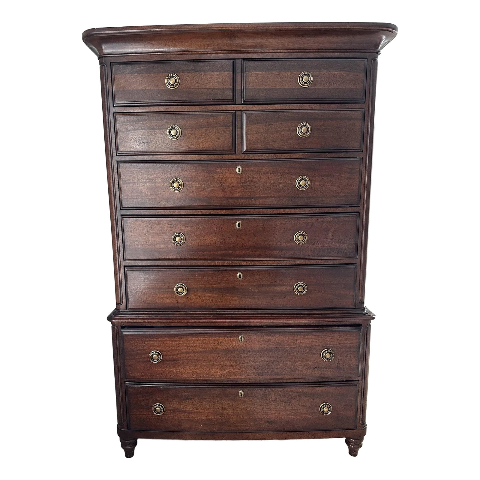 Kincaid Tall Cherry Drawer Chest Chairish
