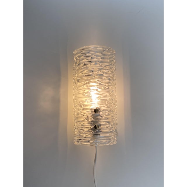 Orrefors Model 8493 Wall Lamp by Carl Fagerlund for Orrefors, 1960s For Sale - Image 4 of 10