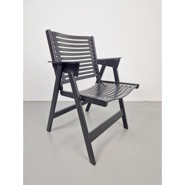 Black Vintage Black Garden Chair by Niko Kralj for Rex, 1960s For Sale - Image 8 of 8