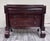Mid 19th Century Antique Empire Flame Mahogany Secretary Desk and Bookcase For Sale - Image 5 of 18