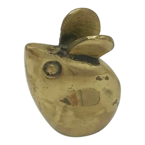 MCM Brass Mouse Paperweight*