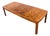 Vintage Expandable Walnut & Burl Dining Table With Gilded Trim Attributed to Mastercraft For Sale