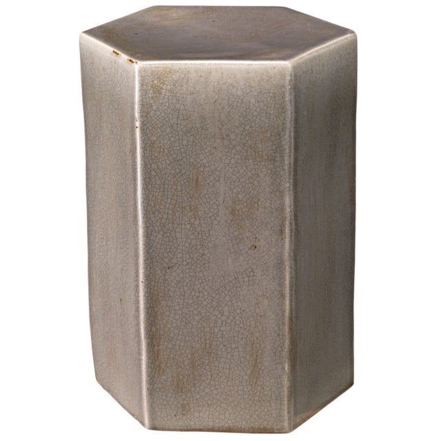Jamie Young Porto Side Table in Grey, Small For Sale - Image 10 of 11