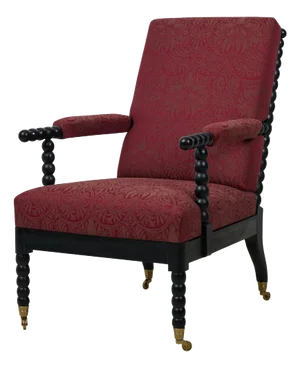 Antique Swedish Spindle Lounge Chair