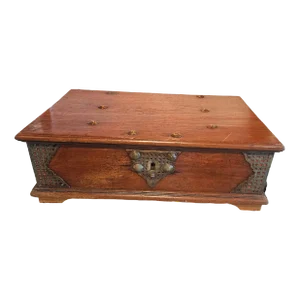 Large 18th Century Portuguese Colonial Padouk Wood Writing Desk
