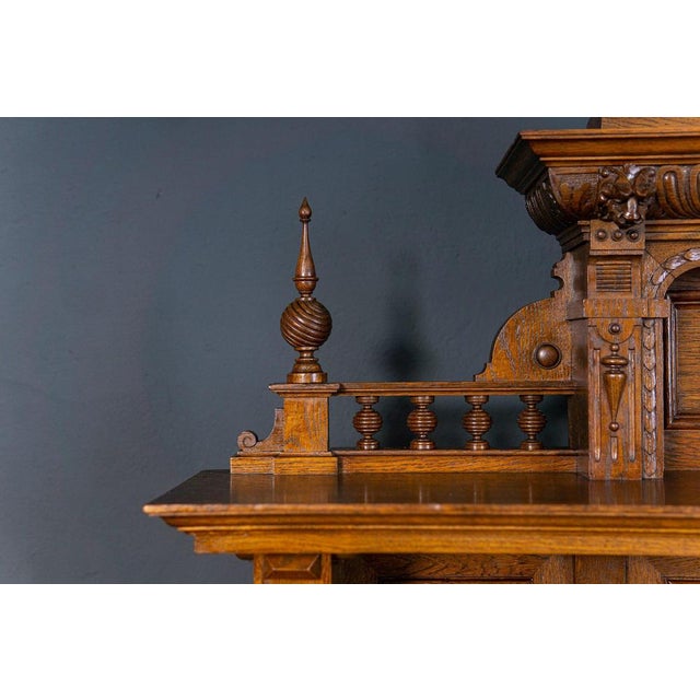 Wilhelminian Pine and Oak Buffet For Sale - Image 6 of 18