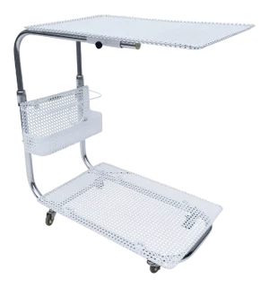Mathieu Mategot White Bar Cart