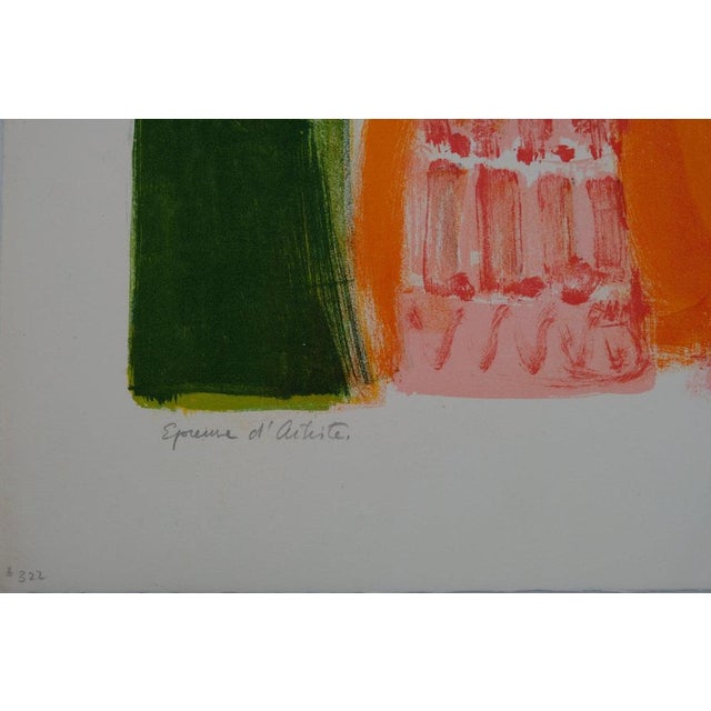 Frédéric Menguy, La marchande de fleurs, Lithograph For Sale - Image 6 of 8