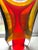 2000 - 2009 Joe Nielander Double Mouth Glass Sculpture Featuring a Red and Yellow Sommerso Design For Sale - Image 5 of 6