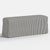 Spritely Home Slipcover for Stoffer Home x Cloth & Company for Lindy Slipcover Dining Bench in Jane Stripe Carbon For Sale - Image 4 of 5