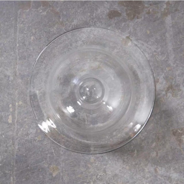 19th Century French Mouth Blown Glass Cloche For Sale - Image 9 of 11
