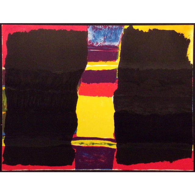 Ida Kohlmeyer "Smogged In" Hand Signed Limited Edition Serigraph Unframed, 1973 For Sale