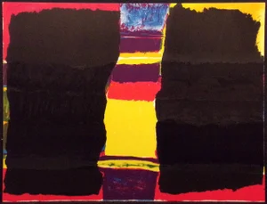 Ida Kohlmeyer "Smogged In" Hand Signed Limited Edition Serigraph Unframed, 1973