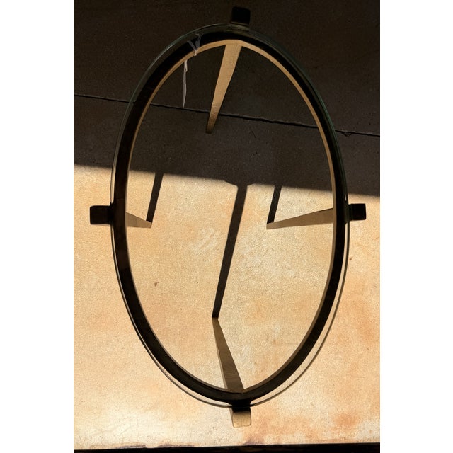 Global Views Global Views Gold and Glass End Table For Sale - Image 4 of 5