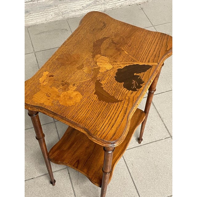 Coffee Table by Emile Gallé, 1890s For Sale - Image 9 of 18