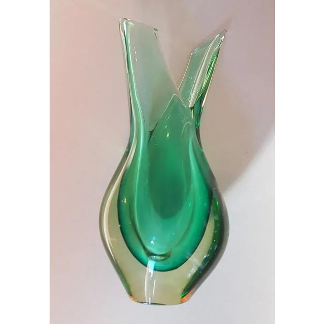 Flavio Poli Summerso Murano Vase attributed to Flavio Poli, 1950s For Sale - Image 4 of 4