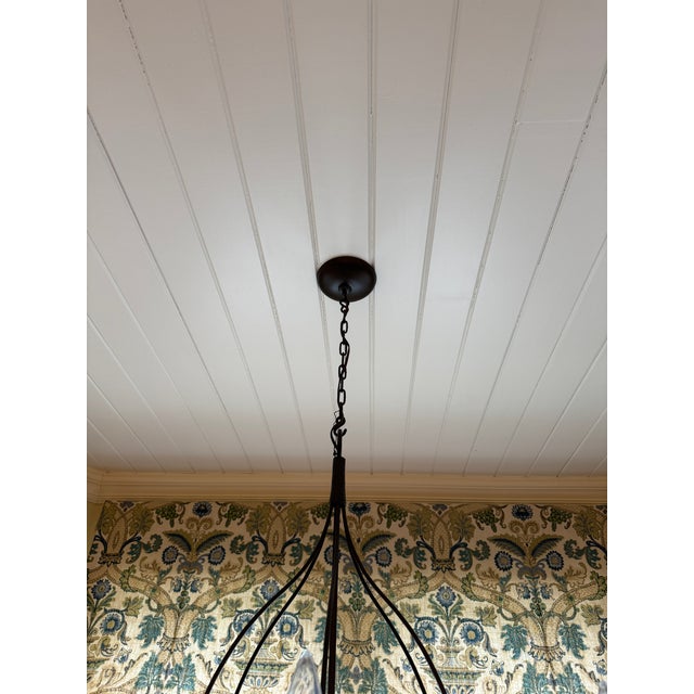 Ironware International Bella 6 Light Chandelier For Sale In New York - Image 6 of 6