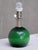 Table Lamp in Green Lacquered Wood and Nickel from Olof Heijke, Sweden, 1930s For Sale - Image 9 of 11