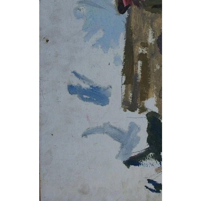 1970s Soviet Art Soldier Portrait, Original Oil Painting by Smirnov, 1970s 79-49 For Sale - Image 5 of 6