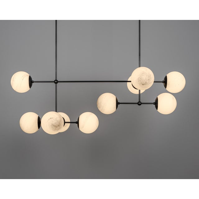 Armstrong Linear Pendant Lighting by Schwung For Sale - Image 10 of 12
