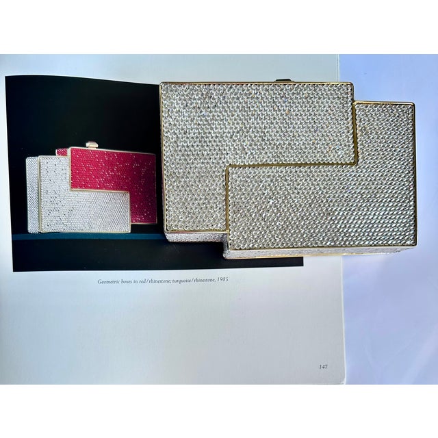 1985 Judith Leiber Crystal Tetris Minaudiere Evening Shoulder Clutch Handbag Vintage For Sale - Image 17 of 18