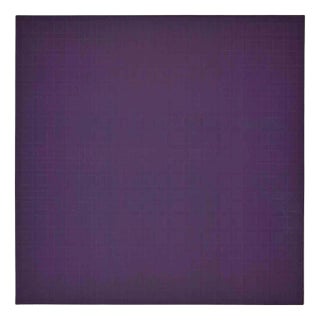 Oscar Piattella, Violet Composition, Original Etching, 1975 For Sale