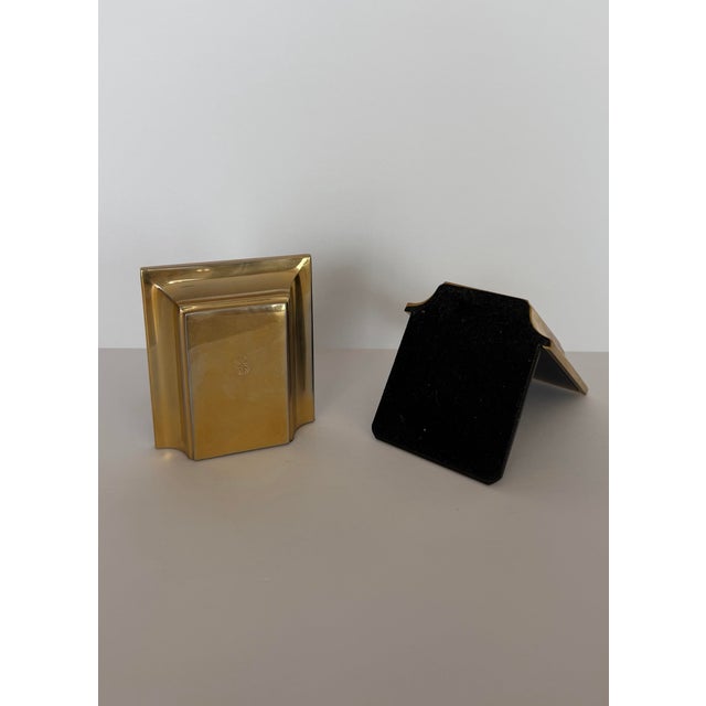 1970s Spain El Casco 23k Gold-Plated Sculptural Bookends - A Pair For Sale - Image 9 of 10