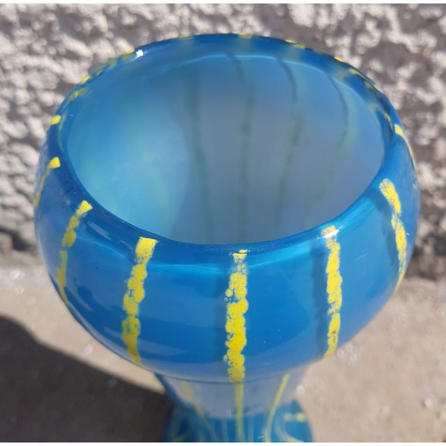 Glass 1930 - French School - Art Deco Vase - Filete For Sale - Image 7 of 12