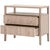 Highland Open Shelf 2-Drawer Natural Oak Nightstand For Sale In Washington DC - Image 6 of 8