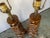 Vintage Large Ceramic Brown Drip-Glazed Retro Pottery Table Lamps - a Pair For Sale - Image 10 of 13